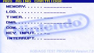 AGS Aging Cartridge (World) (Rev 1) (v7.0) (Test Program) Cover